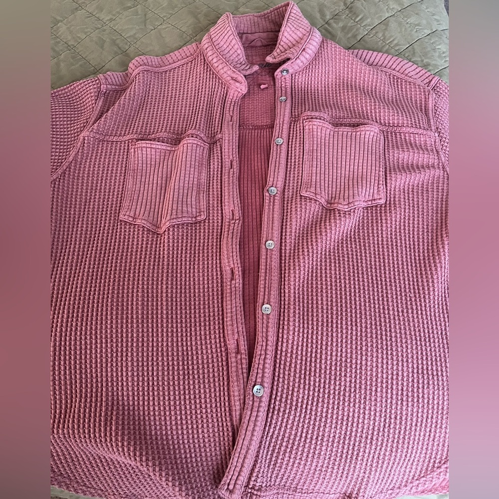 Aerie Anytime Fave Waffle Shirt